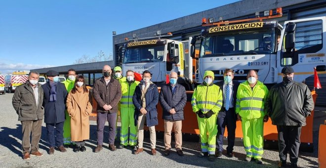 Más medios humanos y materiales para hacer frente al invierno en las carreteras de la región