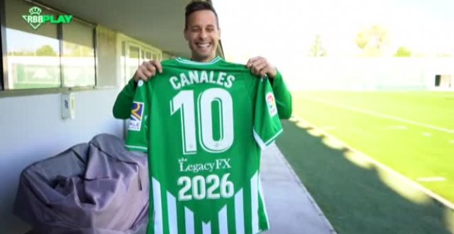 El Betis anuncia la renovación de Sergio Canales