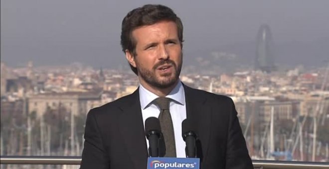 Casado insta a Sánchez a que aplique el 155 en Cataluña para que cumpla con las sentencias judiciales