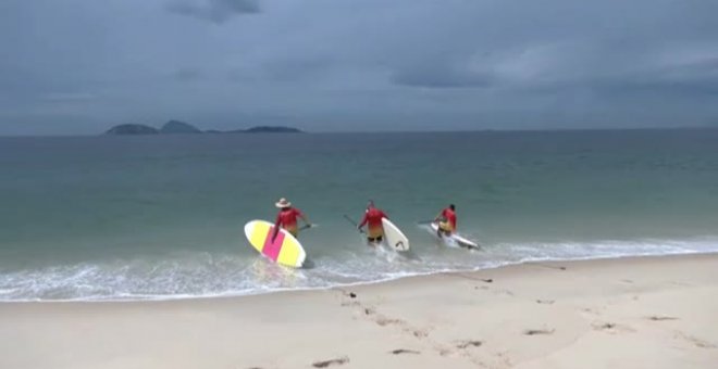 Una familia de orcas sorprende a los bañistas de la playa de Ipanema de Río de Janeiro