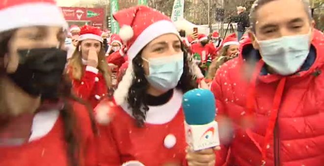 La carrera de Papá Noel vuelve a Madrid