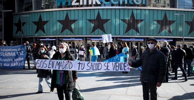 Los sindicatos denuncian las "falsedades, calumnias e injurias" de Ayuso por culpar a los sanitarios del colapso en la Atención Primaria