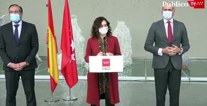 Ayuso, sobre las mascarillas en exteriores: "Es una ocurrencia de última hora que no aporta gran cosa"