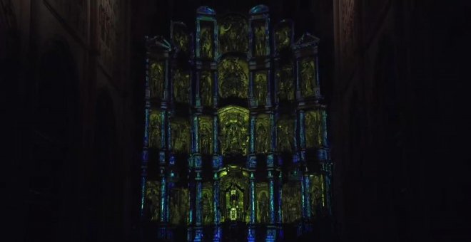 La catedral de Burgos ilumina sus ocho siglos de historia con un espectáculo inmersivo