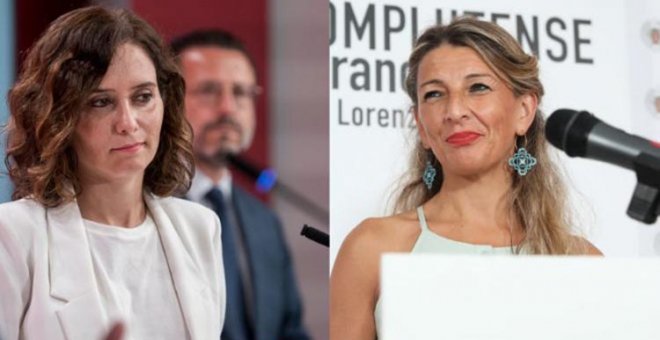 Los regalos navideños de Yolanda Díaz e Isabel Díaz Ayuso