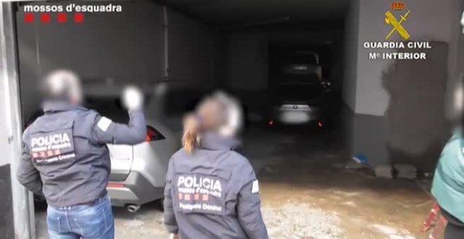 Mossos y Guardia Civil desarticulan un grupo dedicado al robo de vehículos