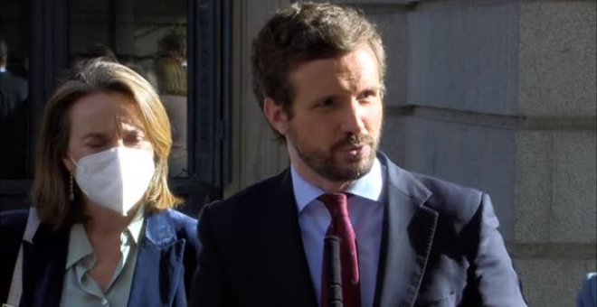 Casado: "El PP no apoyará ninguna contrarreforma laboral, no seremos su muleta"