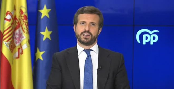 Casado critica la "mala gestión" de Sánchez