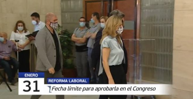 La tramitación parlamentaria de la reforma laboral marca el inicio de la agenda política de 2022