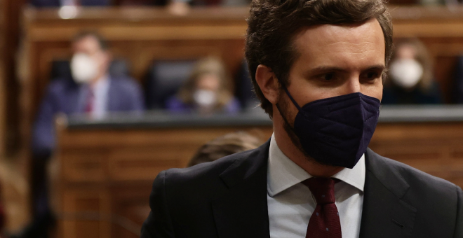 Pablo Casado da positivo por coronavirus tras un contacto con un contagiado