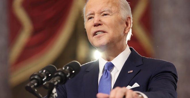 Biden arremete contra Trump y le culpa del asalto al Capitolio: "Su ego herido le importa más que nuestra democracia"