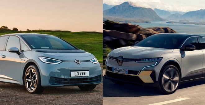 Renault Megane e-Tech contra Volkswagen ID.3, el duelo de los compactos eléctricos