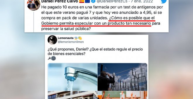 Un diputado de Cs critica la especulación con los test de antígenos y los tuiteros le responden: "Liberales descubren el liberalismo"