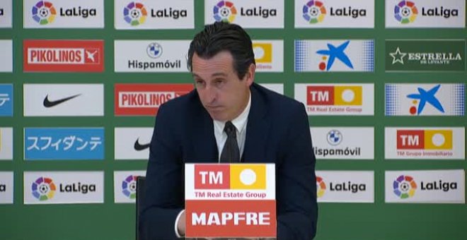 Emery: "A ellos les ha salido el plan perfecto"