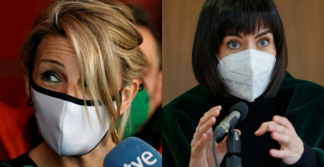 Las ministras Yolanda Díaz y Diana Morant, positivo en coronavirus