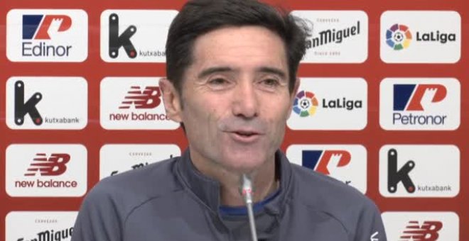 Marcelino: "Todos me dicen que voy a vivir una gran noche de Copa en San Mamés"