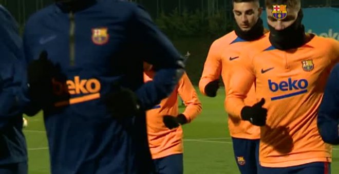 El Barça empieza a preparar el partido de Liga de este domingo en Vitoria ante el Alavés