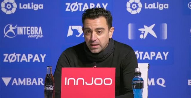 Xavi Hernández: "El resultado nos da la razón"