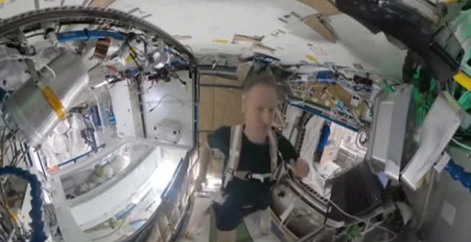 Así se mantienen en forma los astronautas en el espacio