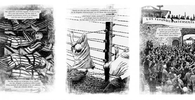 La historia de los 9.300 españoles deportados a campos de concentración nazis, reeditada en el cómic 'Deportado 4443'