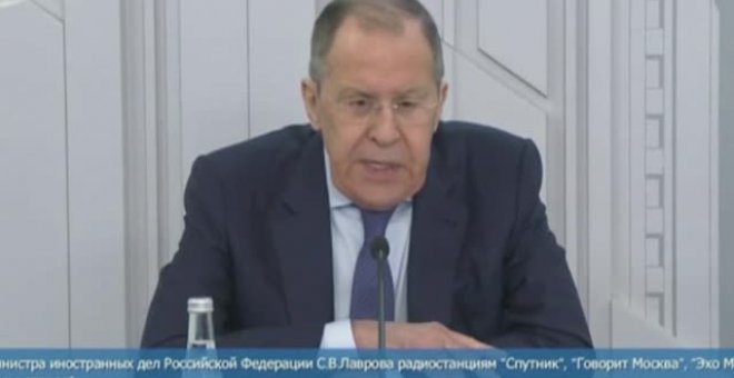 Lavrov "Si depende de nosotros no habrá guerra"