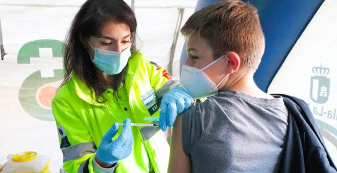 Seis de cada diez menores de 12 años en Castilla-La Mancha ya tienen la primera dosis de la vacuna