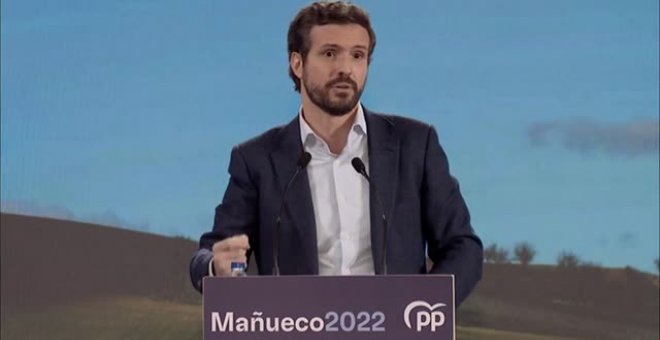 Casado responde a Sánchez: "No vamos a apoyar su contrarreforma laboral"