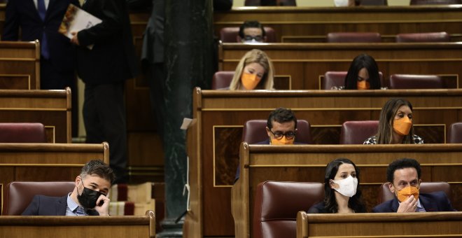 Arrimadas saca pecho de su apoyo a la reforma laboral: "Se parece poco a lo que defendían PSOE y Unidas Podemos"