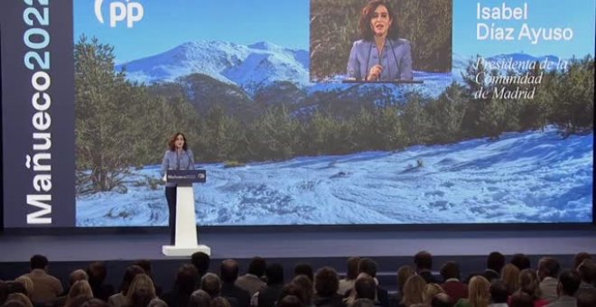 Díaz Ayuso: "Pedro Sánchez miente y las urnas están para decir que no nos gustan los mentirosos"