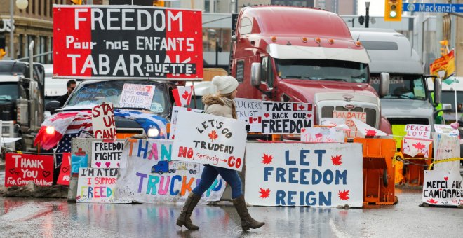 Las claves para entender por qué Trudeau ha invocado la Ley de Emergencias en Canadá