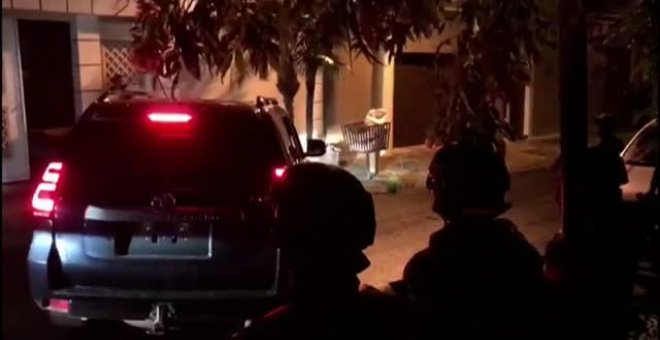 La policía hondureña rodea la casa del expresidente Juan Orlando Hernández