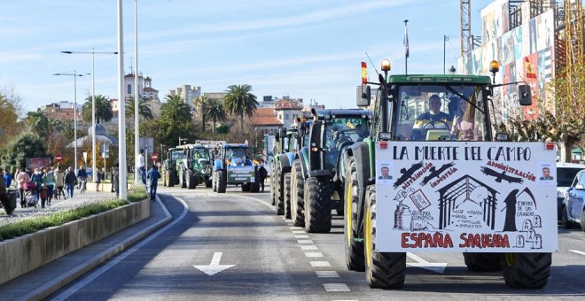 Vuelven las movilizaciones de los ganaderos cántabros y un millar protestarán en Madrid