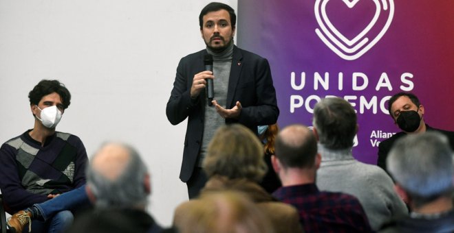 Alberto Garzón: "El proyecto de Yolanda Díaz es necesario, pero no sé si todo el mundo tiene el mismo nivel de entusiasmo"