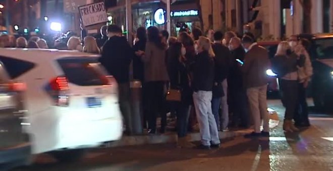 Segundo día de protestas frente a la sede del PP en Madrid