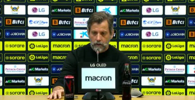 Quique Sánchez Flores: "Para lograr la permanencia no hay que dar las cosas por hecho"