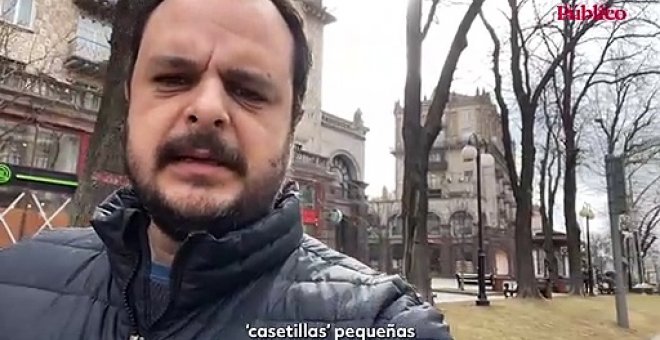 Alberto Sicilia, enviado especial a Kiev: "Por las calles hay muchos civiles con Kalashnikovs"