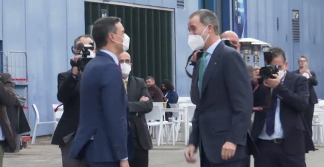 El rey apadrina junto a Pedro Sánchez la inauguración del Mobile World Congress de Barcelona