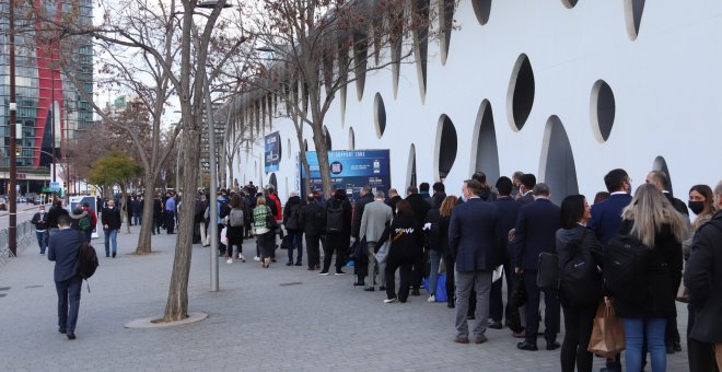 Els MWC recupera sensacions oblidades: hi tornen el bullici i les protestes