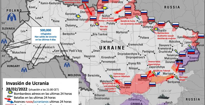 Kiev y Moscú salvan la vía del diálogo entre los bombardeos rusos contra civiles