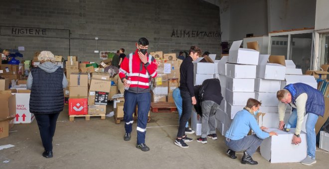 "Están en una guerra, han salido de casa con lo puesto"