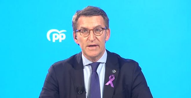 Feijóo sobre Ucrania: "Esto es una tragedia humana, una violación de los derechos humanos y una guerra a las puertas de Europa"