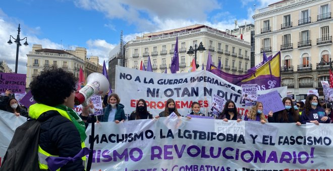 Así ha sido la huelga estudiantil feminista en Madrid