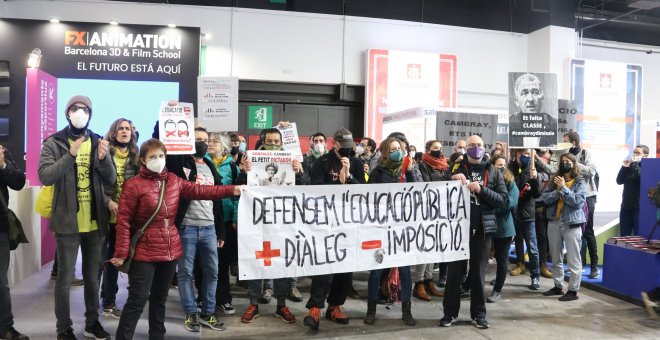 Cambray reconeix el "cansament" dels docents i anuncia que no caldrà aplicar els nous currículums el curs vinent