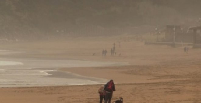 La calima persiste y alcanza la cornisa cantábrica