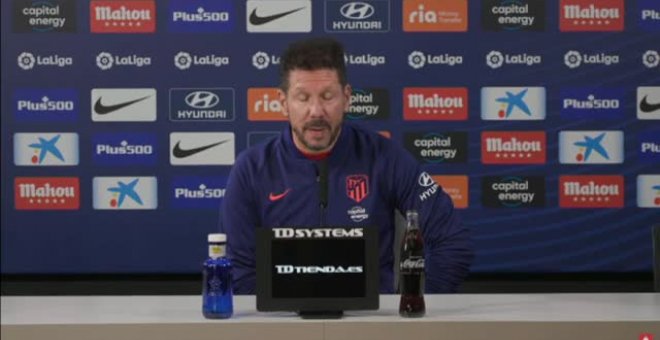 Simeone muestra su admiración por el trabajo de Guardiola y reconoce la dificultad del emparejamiento con el City