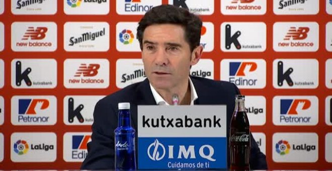 Marcelino, sin "nada que objetar" a sus futbolistas tras el empate ante el Getafe