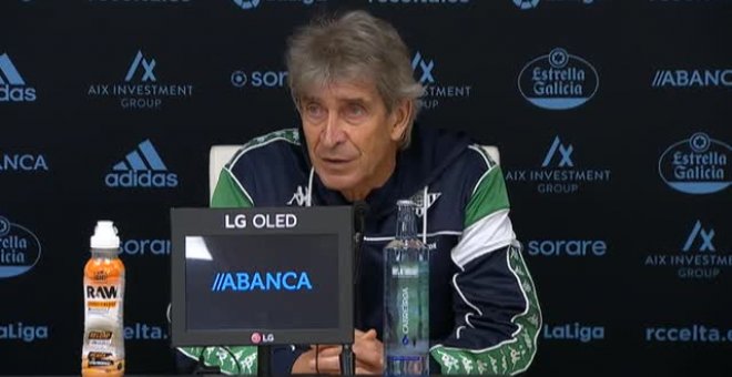 Pellegrini da por bueno el empate en Vigo