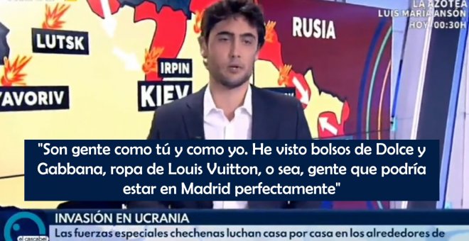 Premio en dar vergüenza ajena para el colaborador de Trece TV por su comentario sobre los refugiados ucranianos