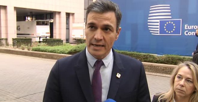 Sánchez: "Vamos a volver a mandar material defensivo y ofensivo a Ucrania"