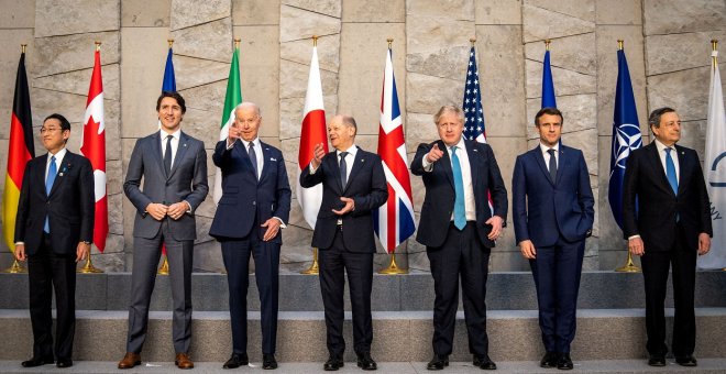 El G7 restringe a Rusia las ventas de oro y reducirá su dependencia energética